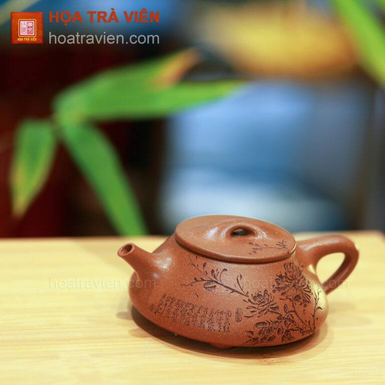 Ấm Thạch Biều Hoài Cổ – Đất Giáng Ba Nê | Nghệ Nhân Chu Nam | 220ml